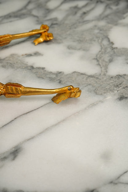 Antique French Gilt Bronze Garland Salvage