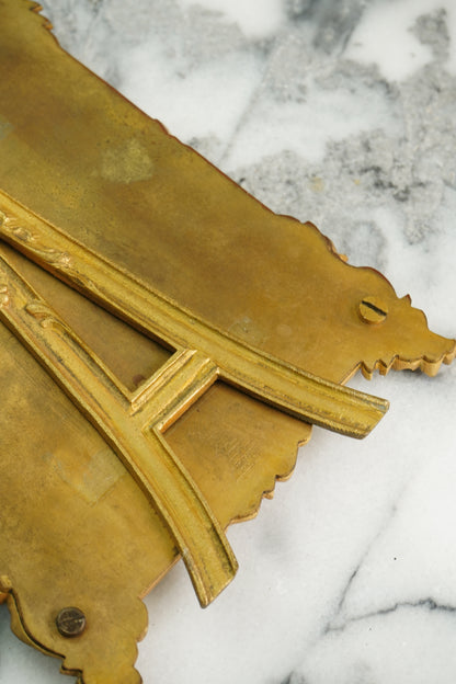 Antique French Gilt Bronze Picture Frame, Louis XVI Style