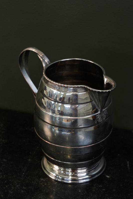19th Century English Silver Plate Jug