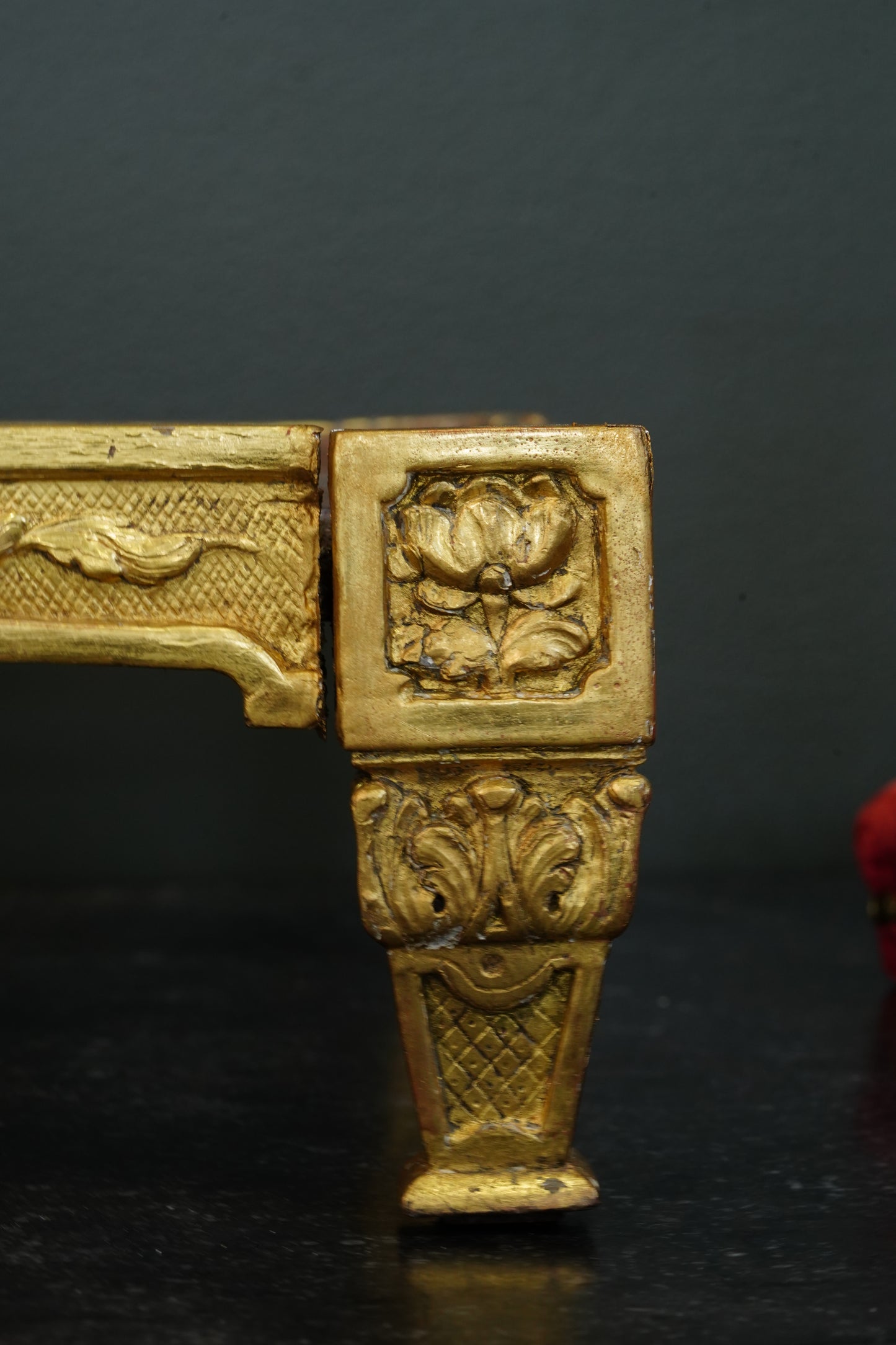 Antique French Giltwood Footstool