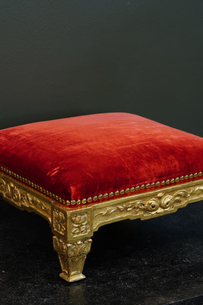 Antique French Giltwood Footstool