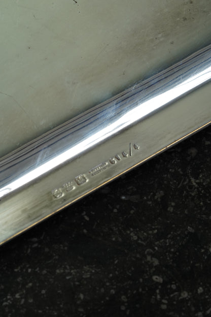 Christofle Silverplate Two-Handled Tray, Art Deco, Circa 1935