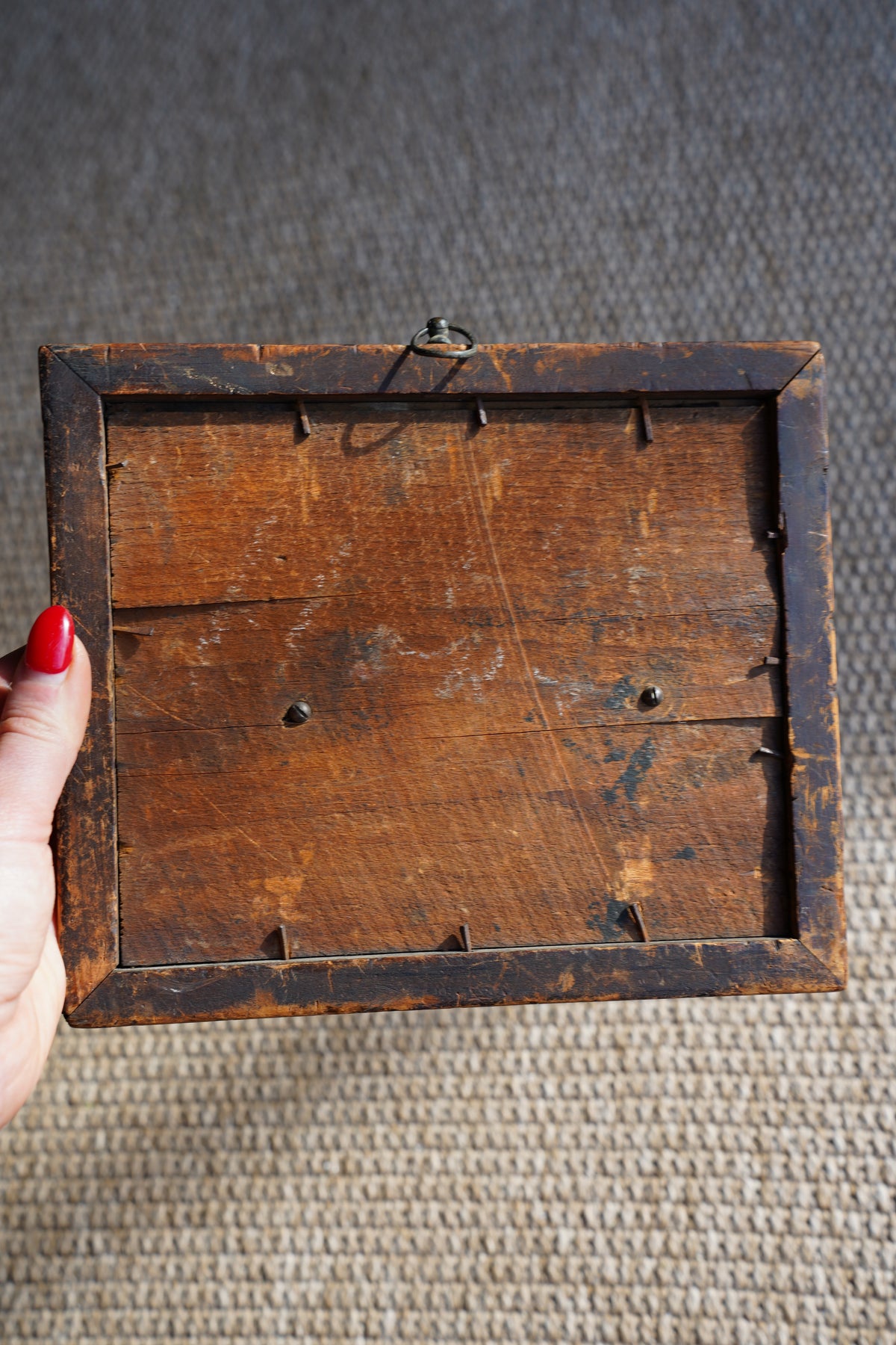 Antique Gilt Hunting Dog Relief, Rosewood Shadowbox Frame, 19th Century