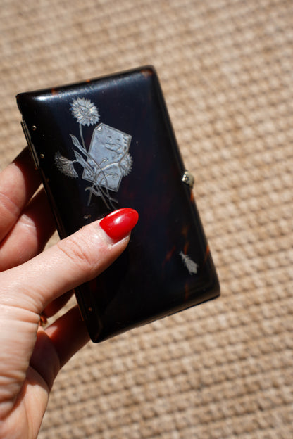 Antique Tortoiseshell Card Case