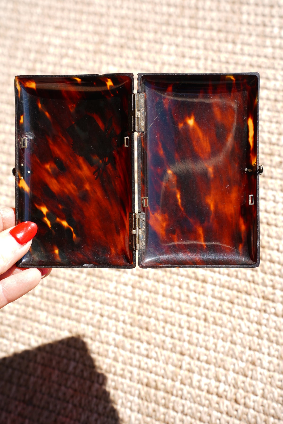 Antique Tortoiseshell Card Case