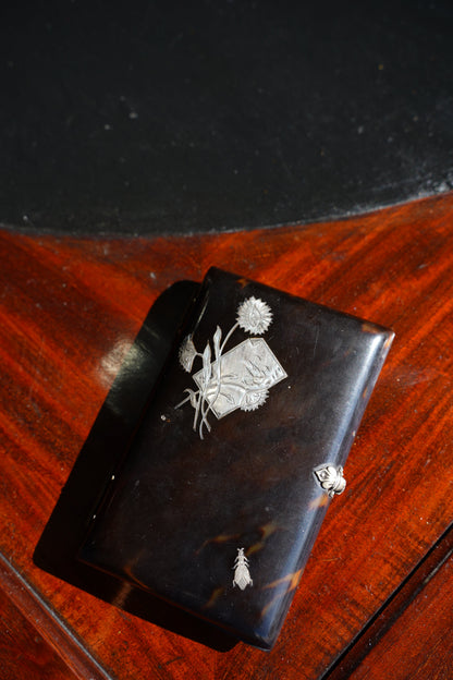 Antique Tortoiseshell Card Case