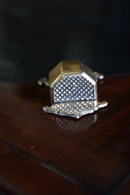 Brass Wall Match Holder with Striker