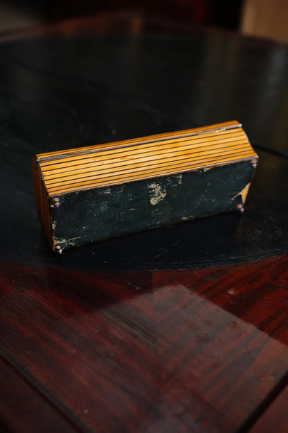 Antique French Striped Satinwood Keepsake Box
