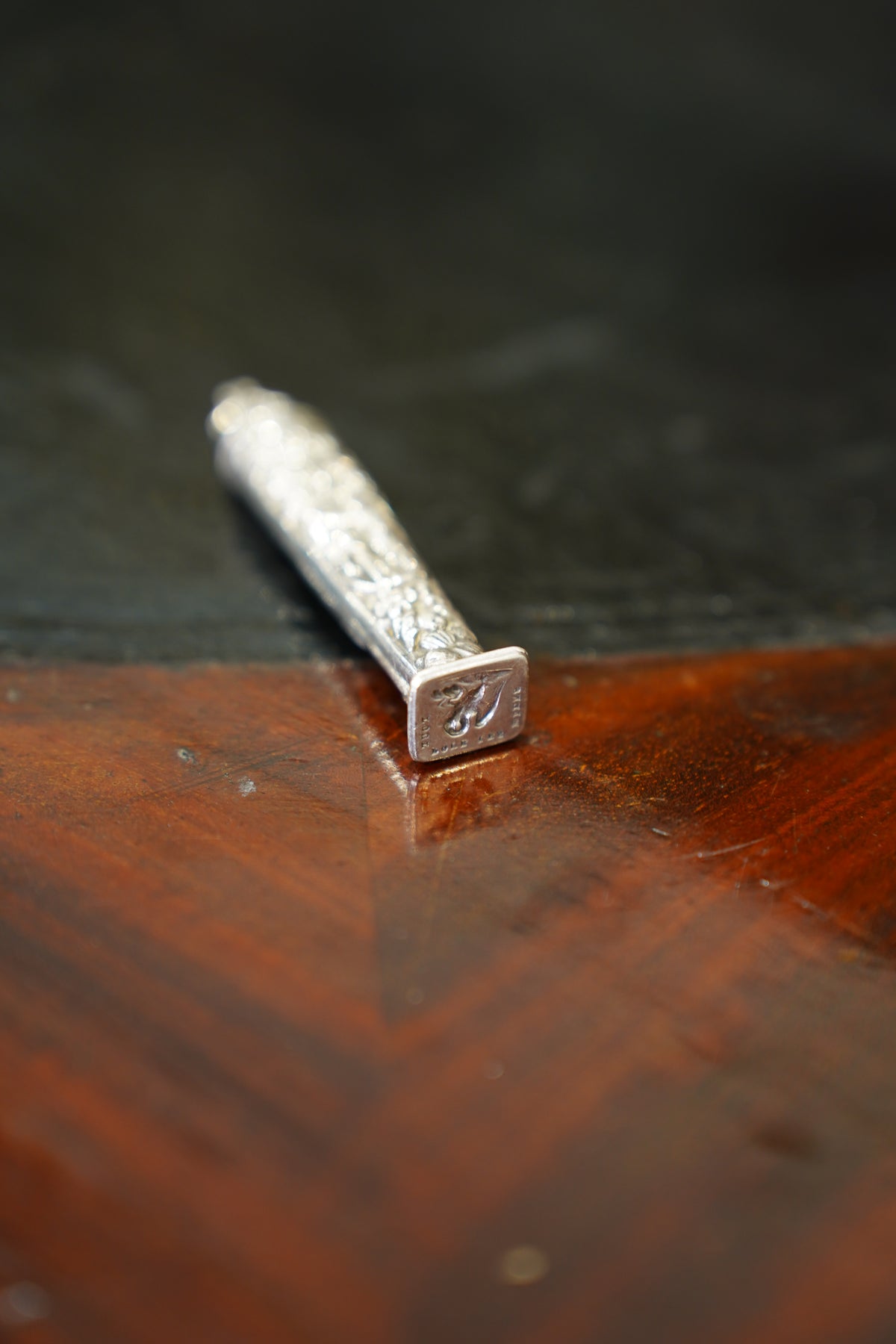 Antique European Silver Plate Wax Seal Stamp