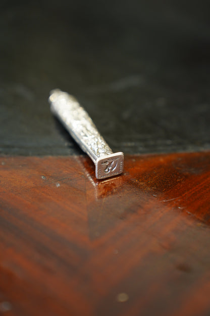 Antique European Silver Plate Wax Seal Stamp