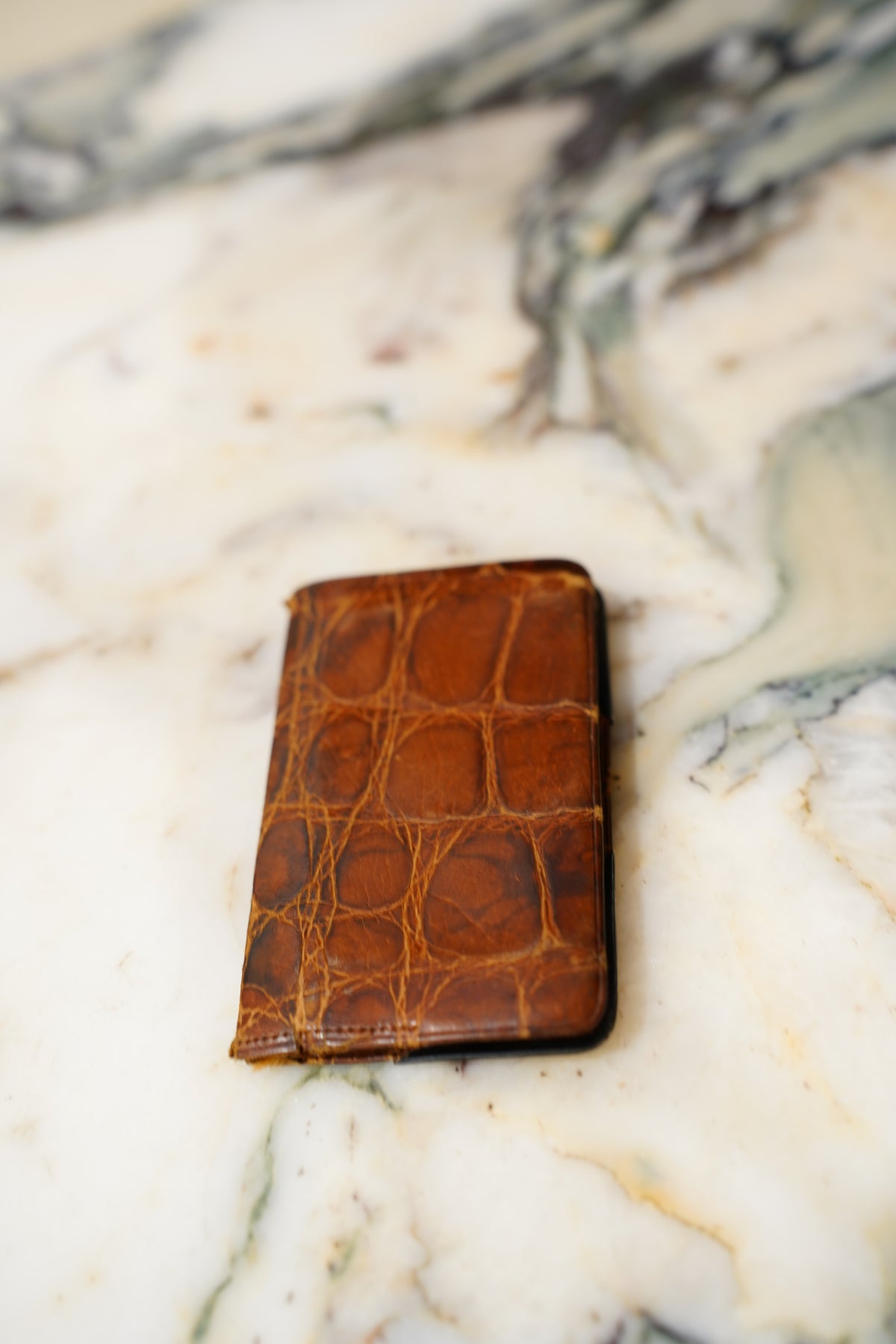 Antique Edwardian Sterling Silver Corner Coin Case