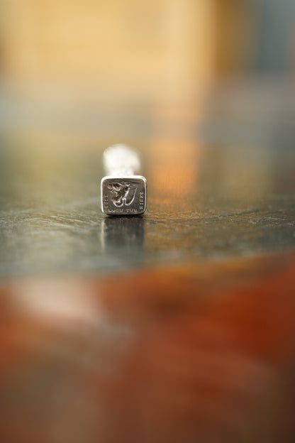 Antique European Silver Plate Wax Seal Stamp