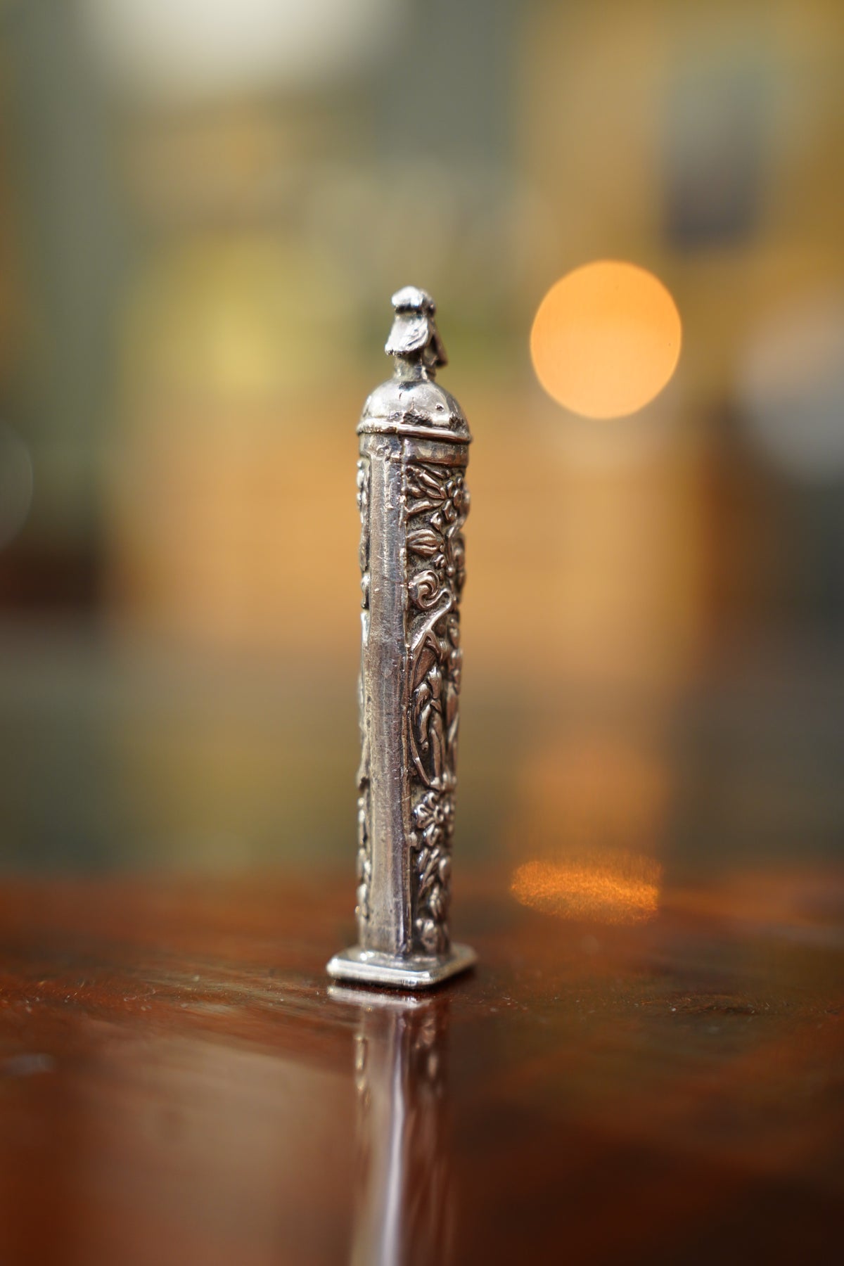 Antique European Silver Plate Wax Seal Stamp