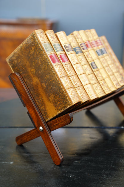 Antique Edwardian Oak Folding Book Stand