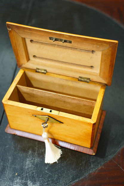 Antique English Satinwood Letter Box, Country House