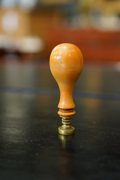 Antique Wooden Wax Seal Stamp