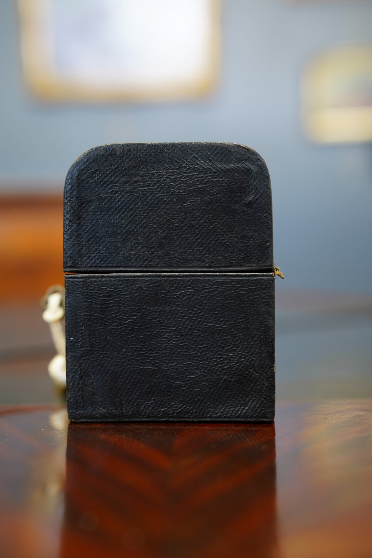 Antique Victorian Black Cased Perfume Bottle Set