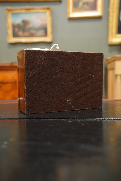 Antique Striped Rosewood Jewelry Box