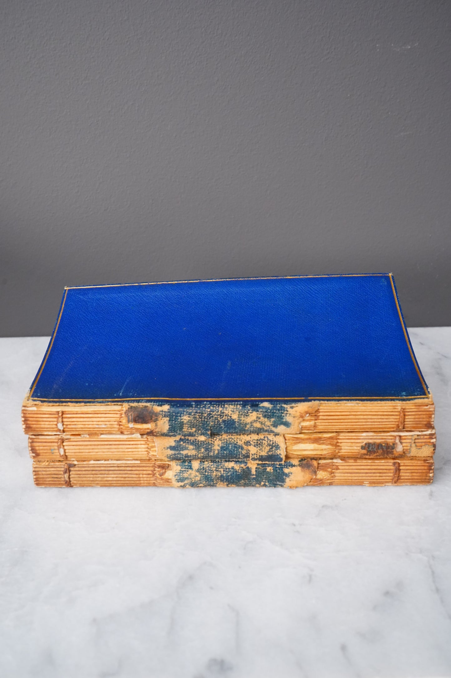 Antique Rosewood Spring Opening Stationery Box