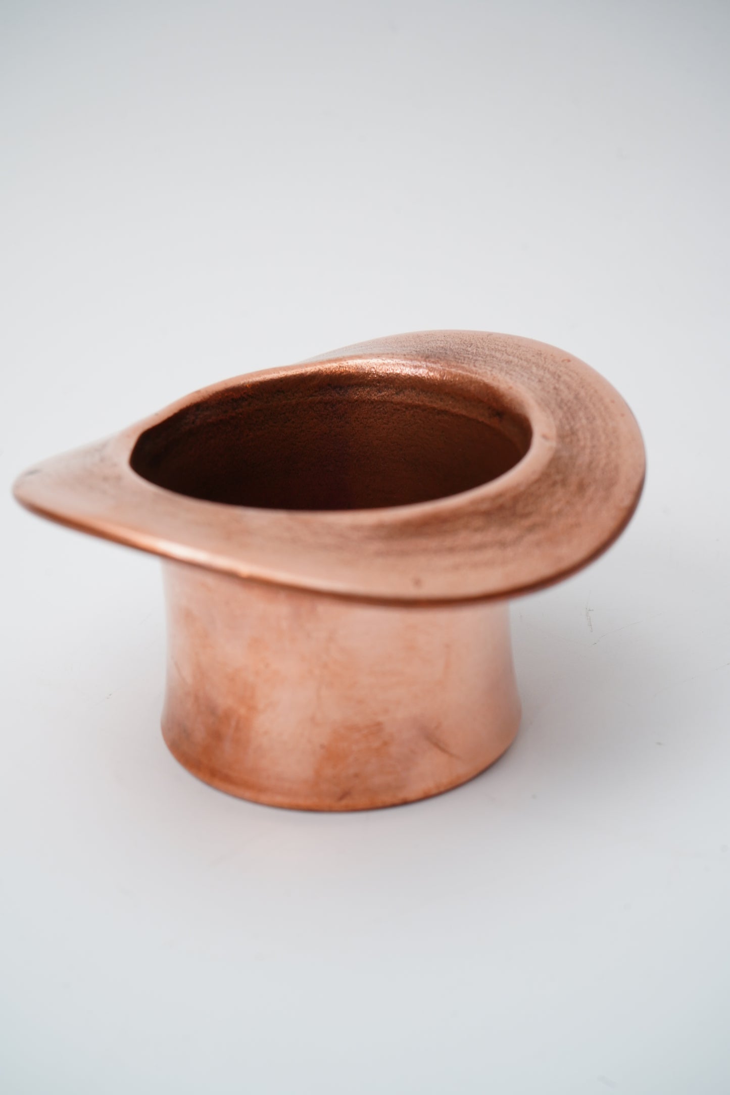 Antique Copper Top Hat Match Holder English c. 1890