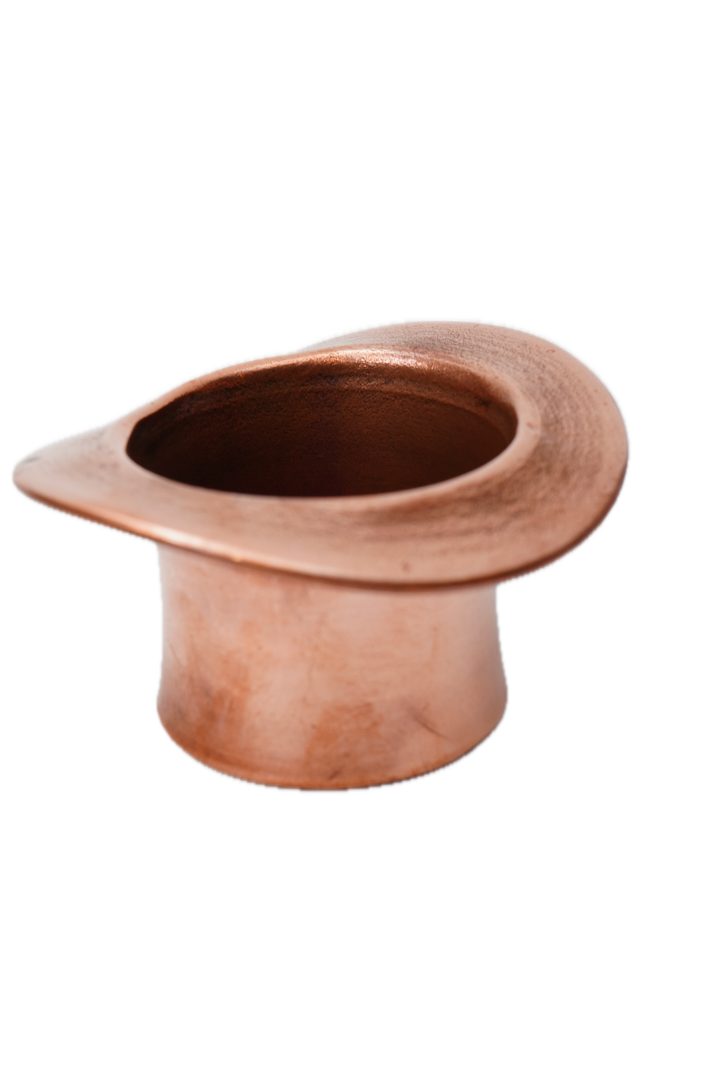 Antique Copper Top Hat Match Holder English c. 1890