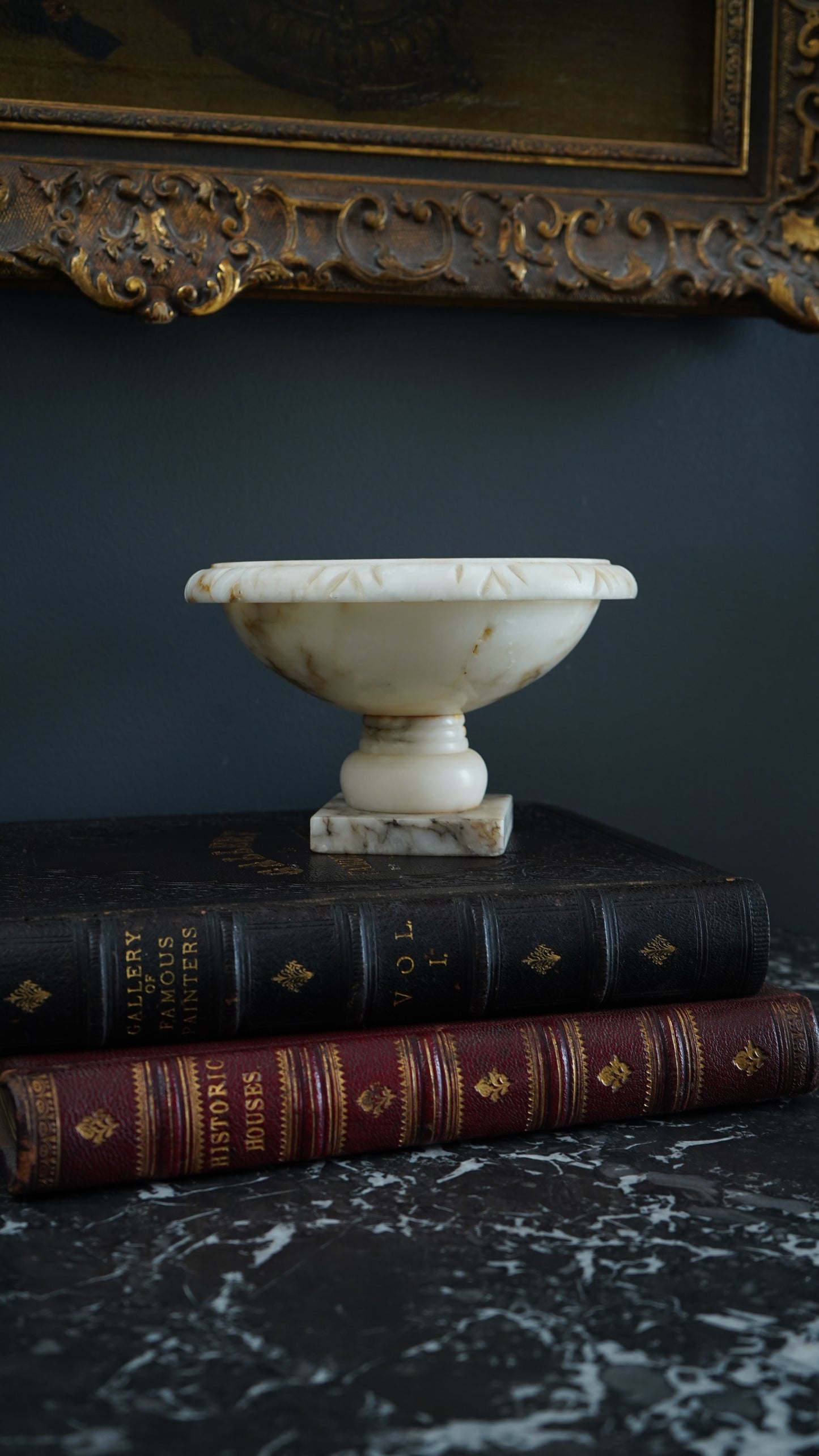 Alabaster Bird Bath