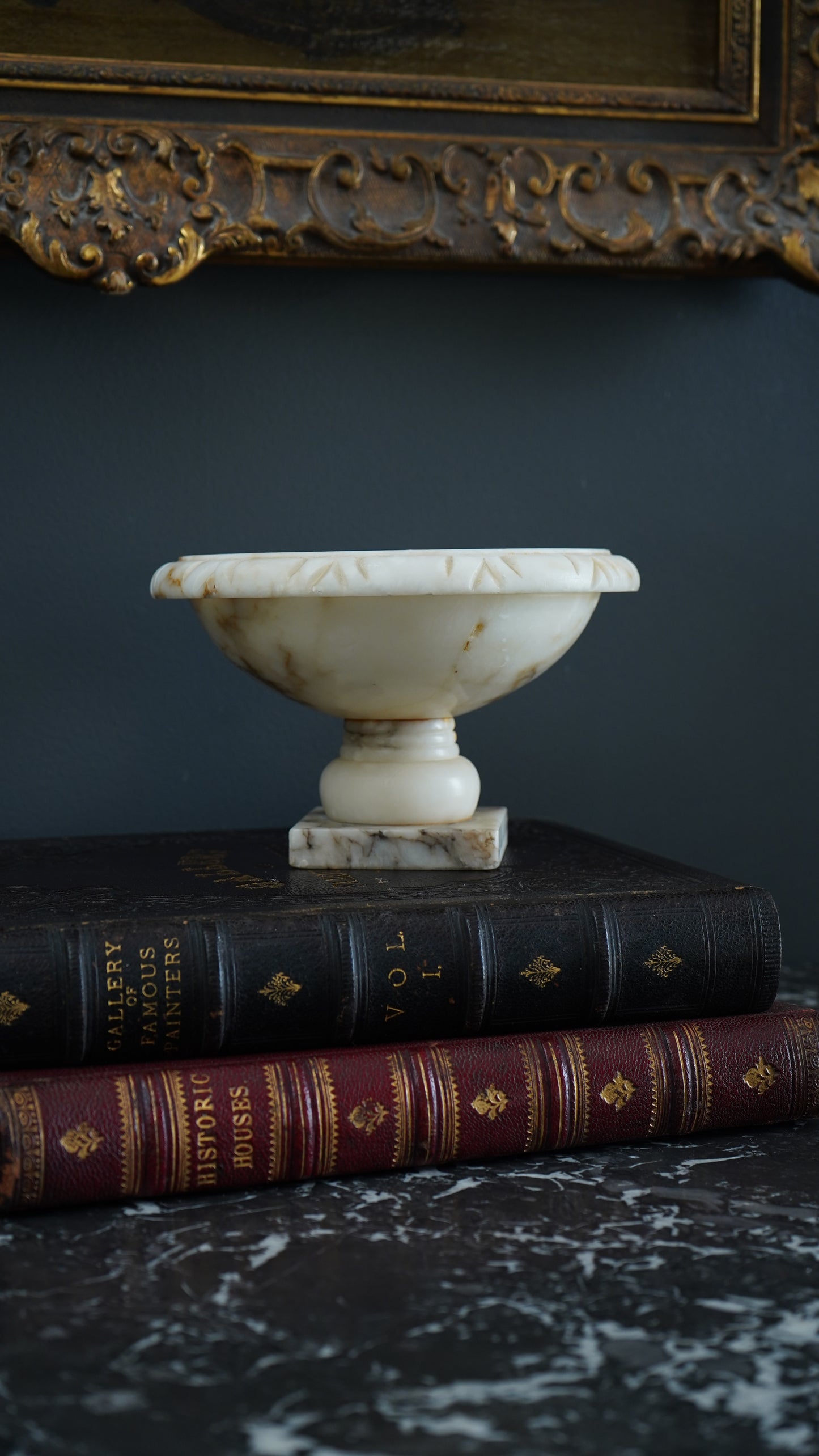 Alabaster Bird Bath