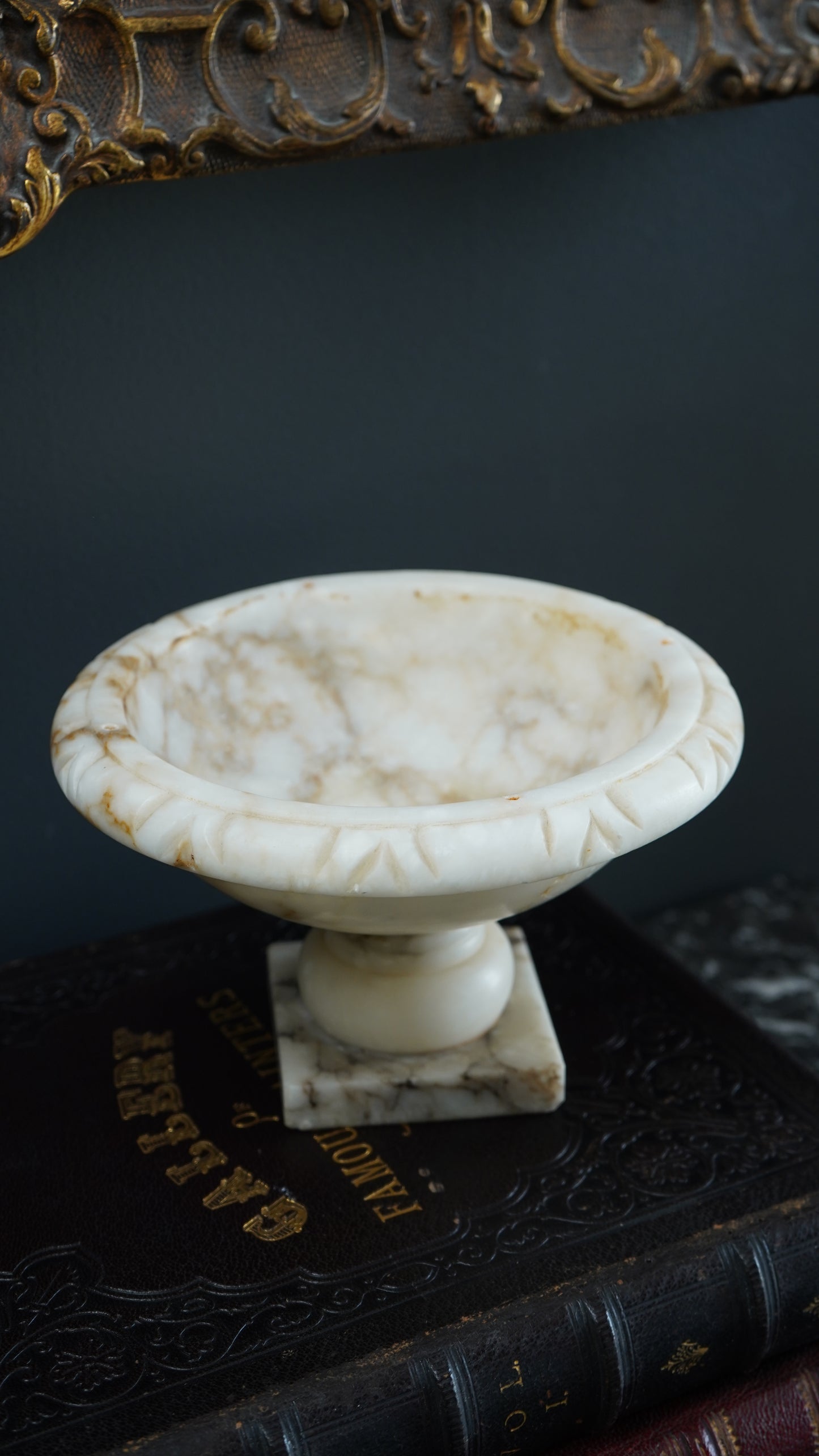 Alabaster Bird Bath