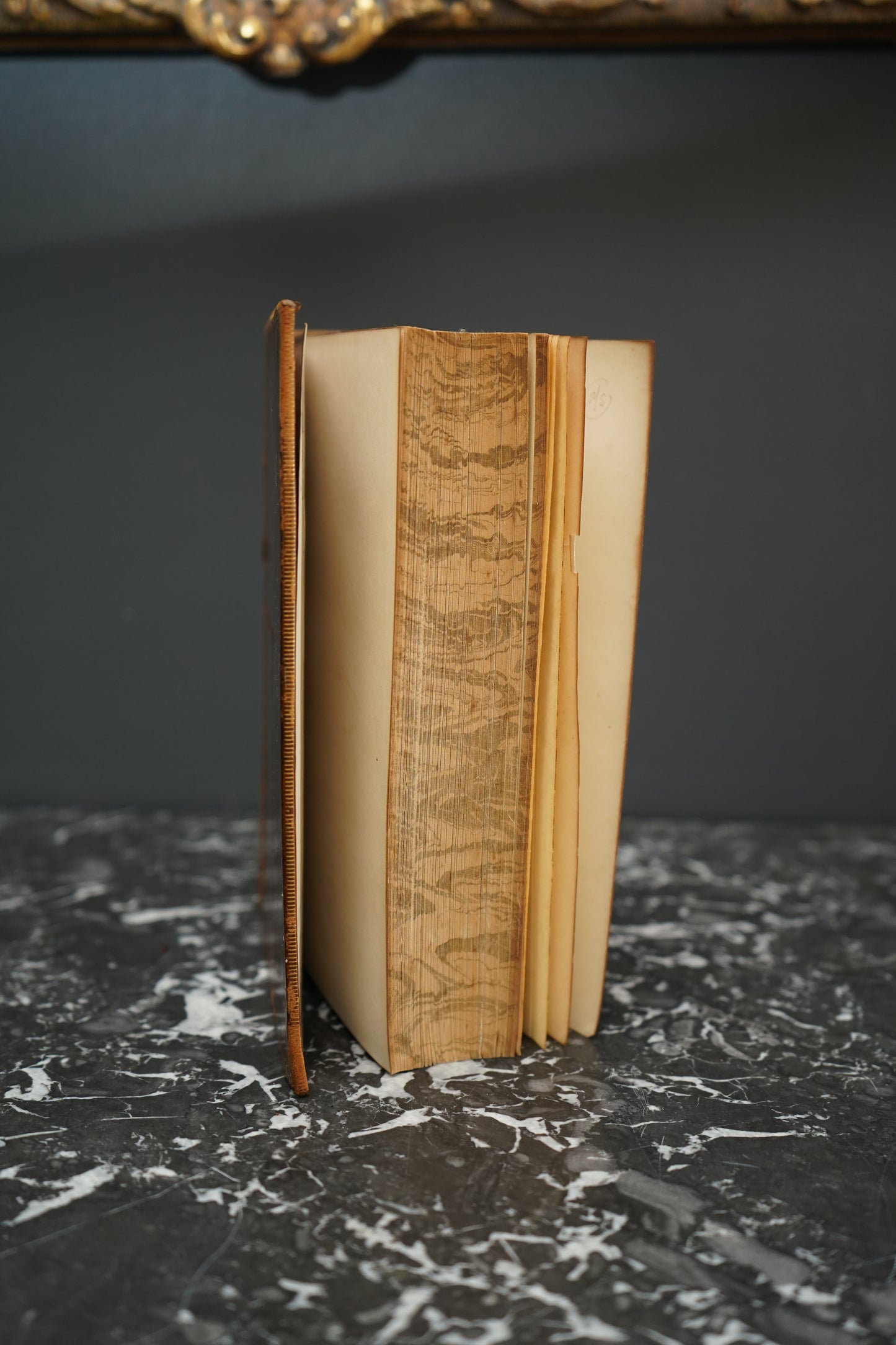 1903 " The Roll-Call of Westminster Abbey " Brown Tree Calf Leather Book