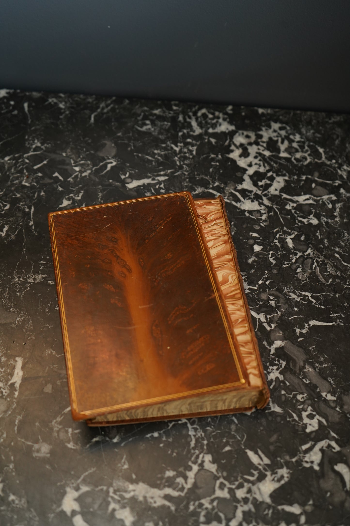 1903 " The Roll-Call of Westminster Abbey " Brown Tree Calf Leather Book