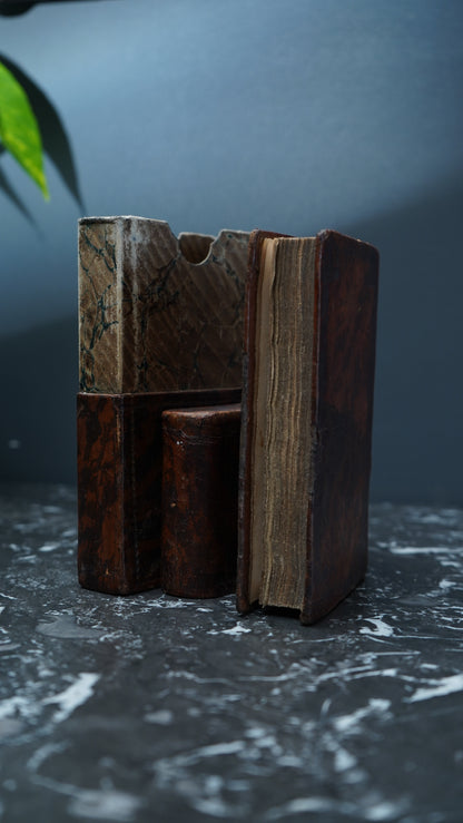 1836 "Die Christliche Seele: Ein katholisches Andachtsbuch,"  Full Leather Book
