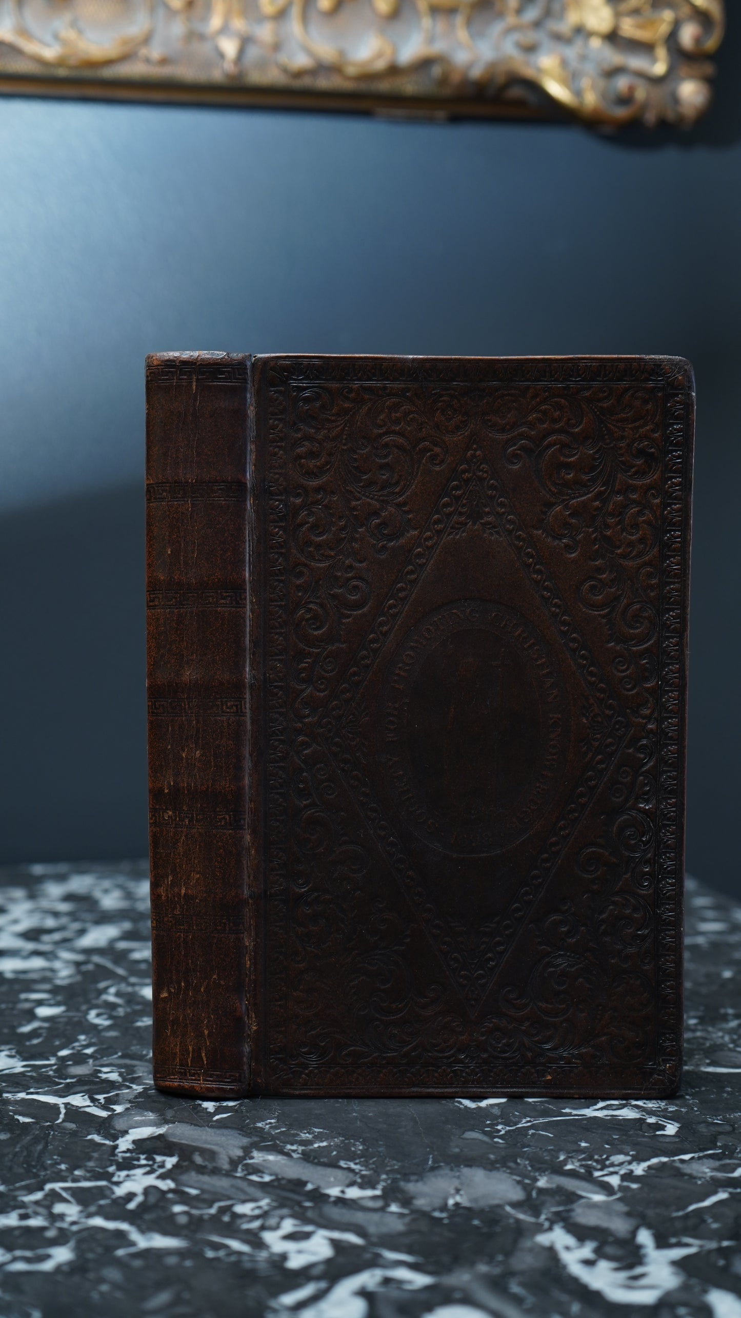 1837 " The Book of Common Prayer " Brown Full Leather Book