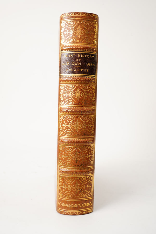 1907 McCarthy Short History of Our Own Times Full Leather History secondary view