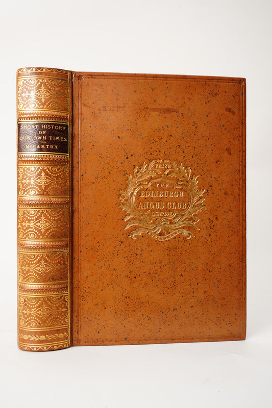 1907 McCarthy Short History of Our Own Times Full Leather History