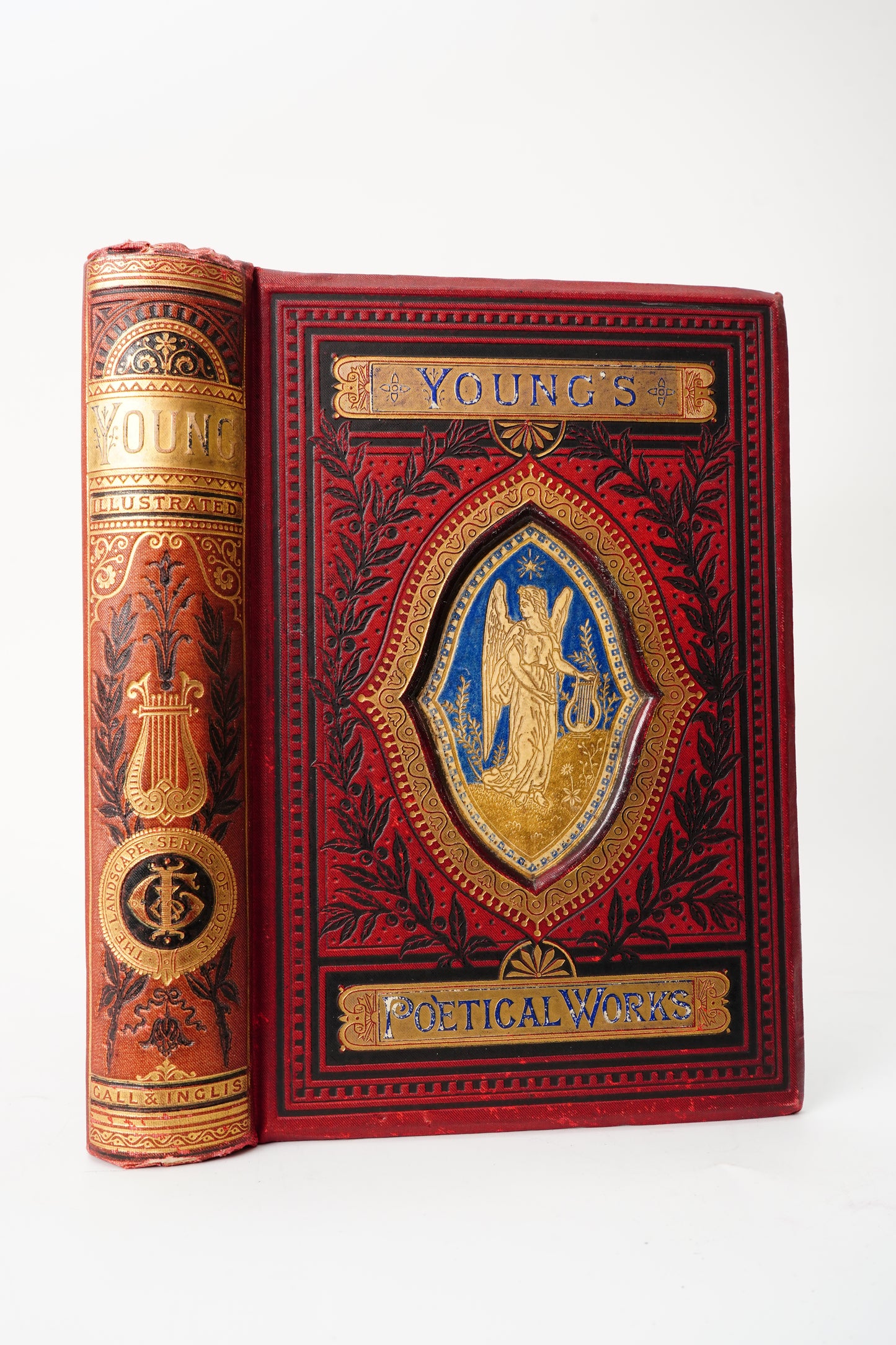 Edward Young Poetical Works Illustrated Poetry Book