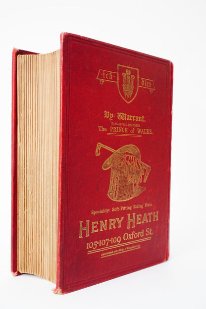 1898 Dod's Peerage Baronetage Knightage Victorian Red Cloth
