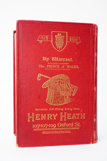1898 Dod's Peerage Baronetage Knightage Victorian Red Cloth