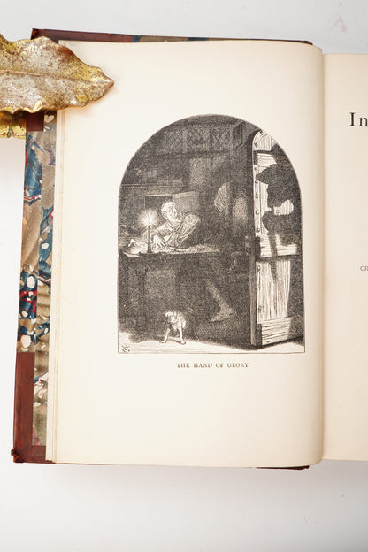 1900 Ingoldsby Legends Illustrated Half Leather Folklore Book