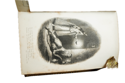 Illustrated Victorian Lord Byron Poetry Book Full Leather