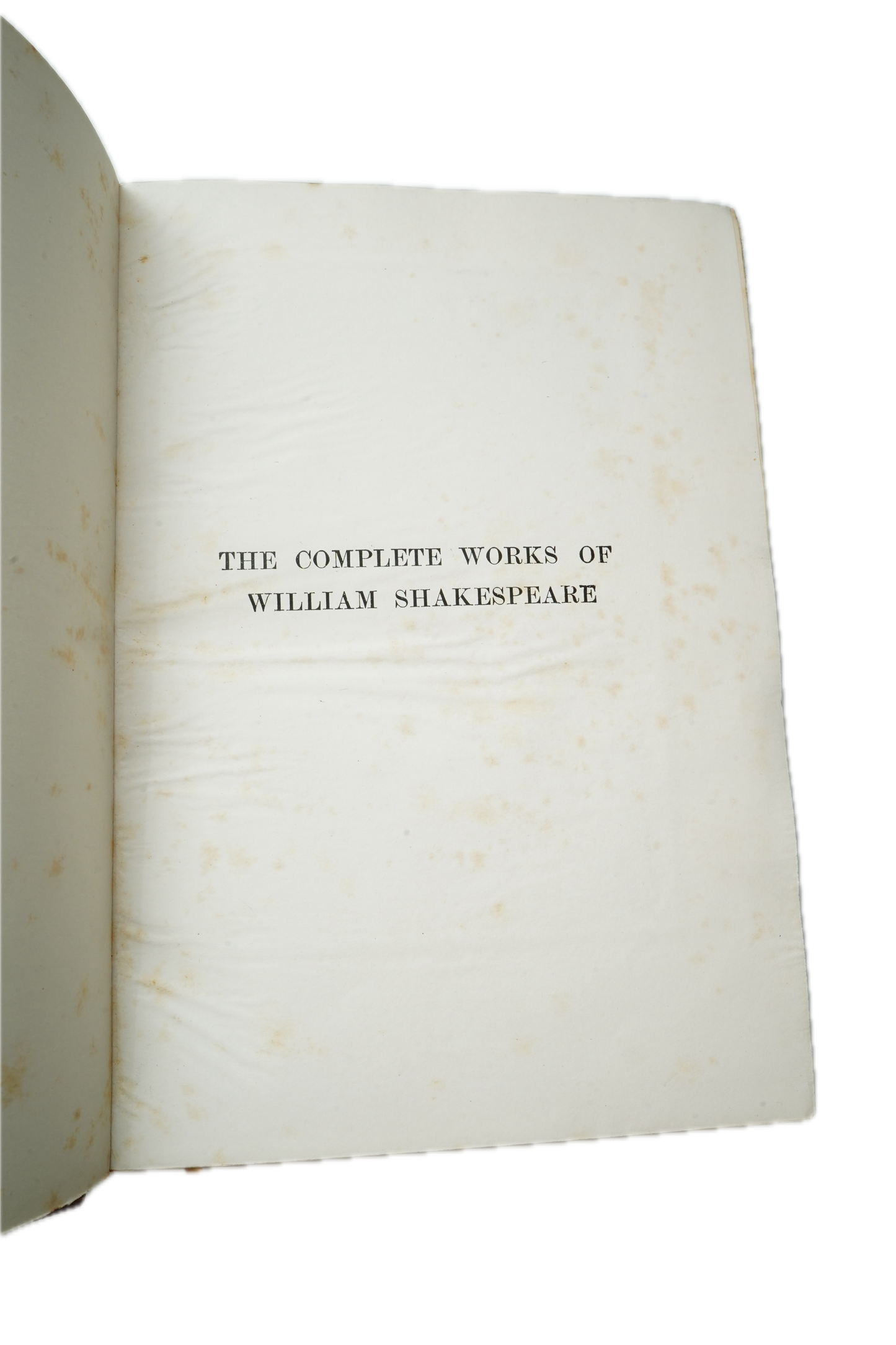 1925 Shakespeare Complete Works Oxford Full Leather