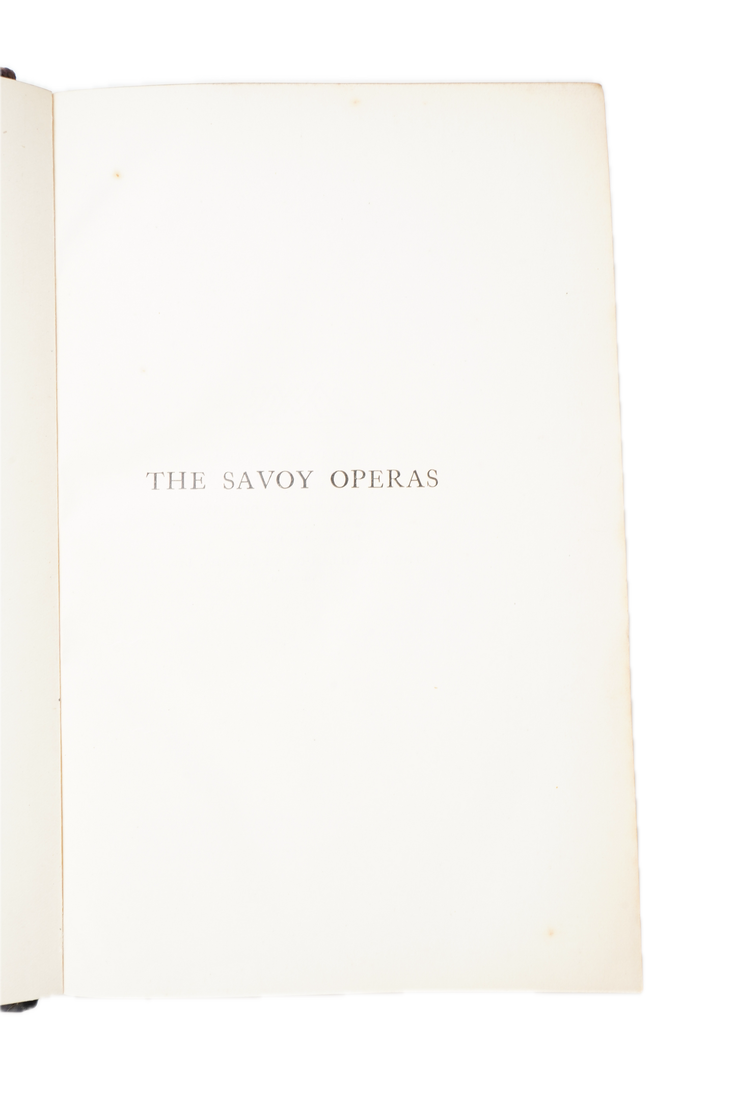 1926 Savoy Operas W. S. Gilbert Half Leather