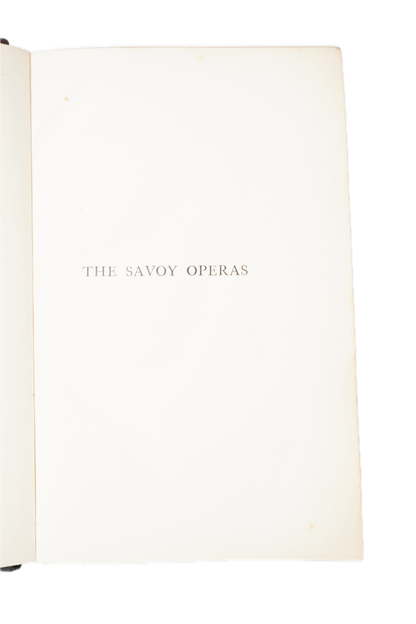 1926 Savoy Operas W. S. Gilbert Half Leather