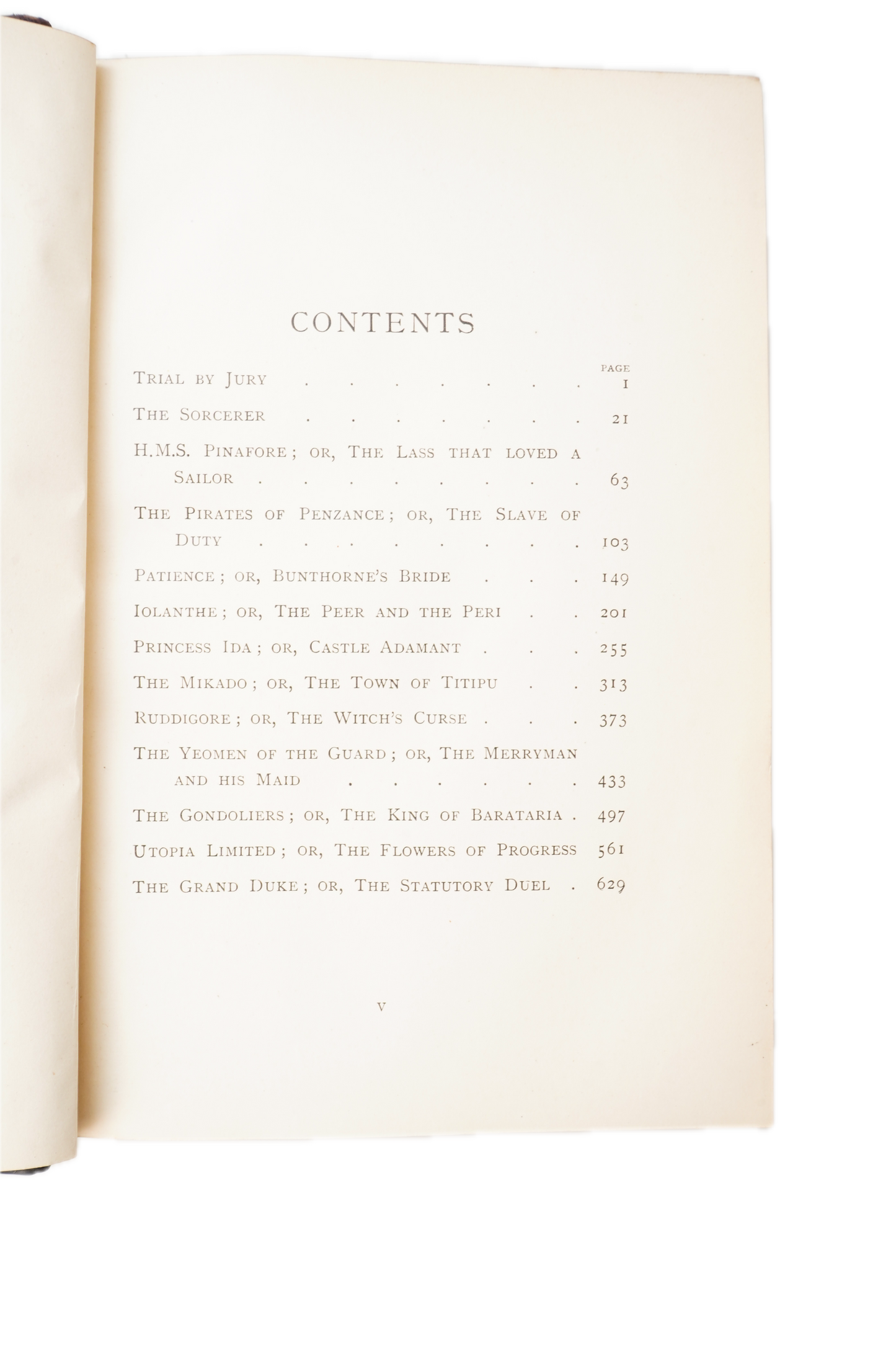 1926 Savoy Operas W. S. Gilbert Half Leather