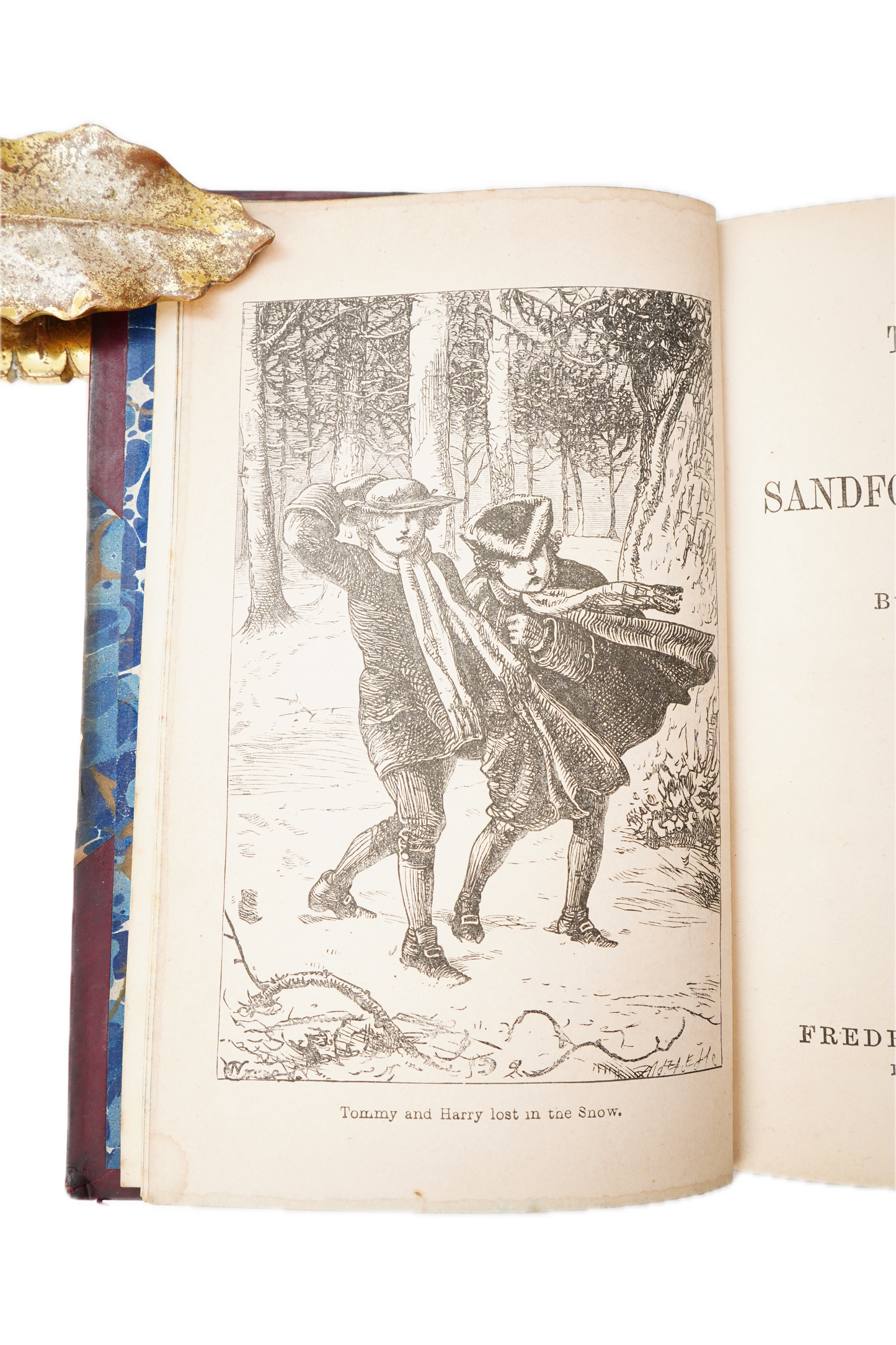 Victorian Sandford and Merton Thomas Day Leather History Book