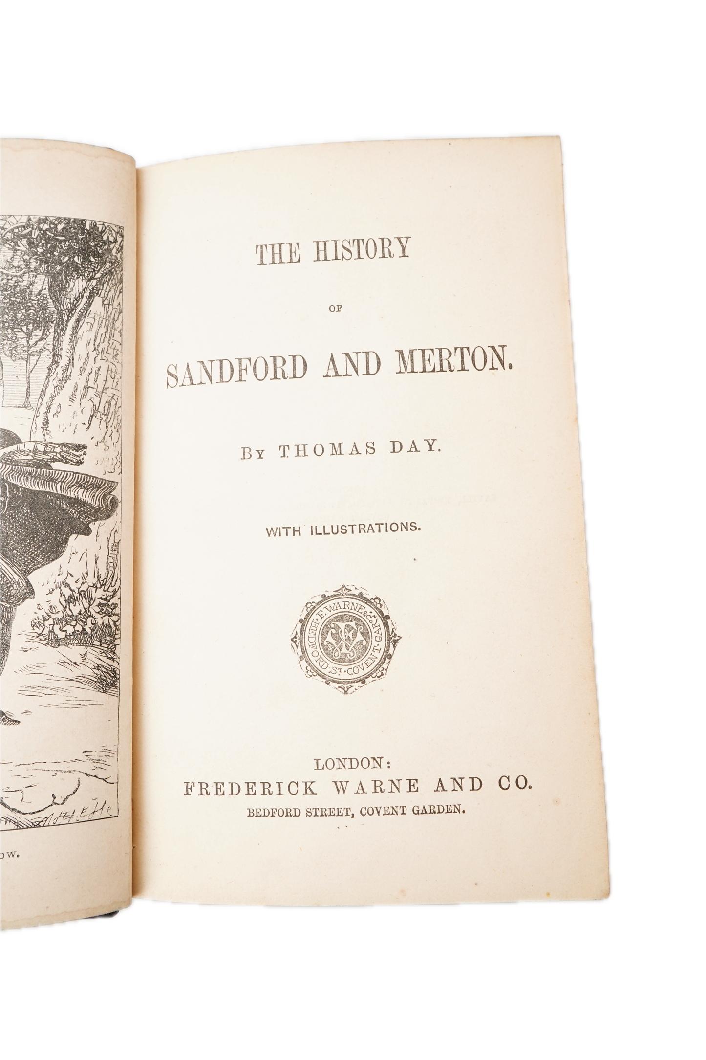 Victorian Sandford and Merton Thomas Day Leather History Book