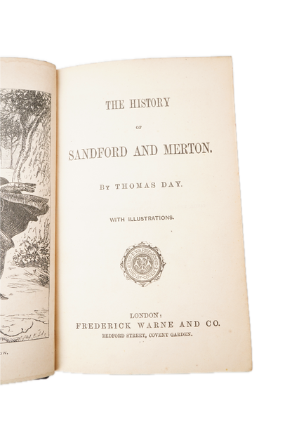 Victorian Sandford and Merton Thomas Day Leather History Book