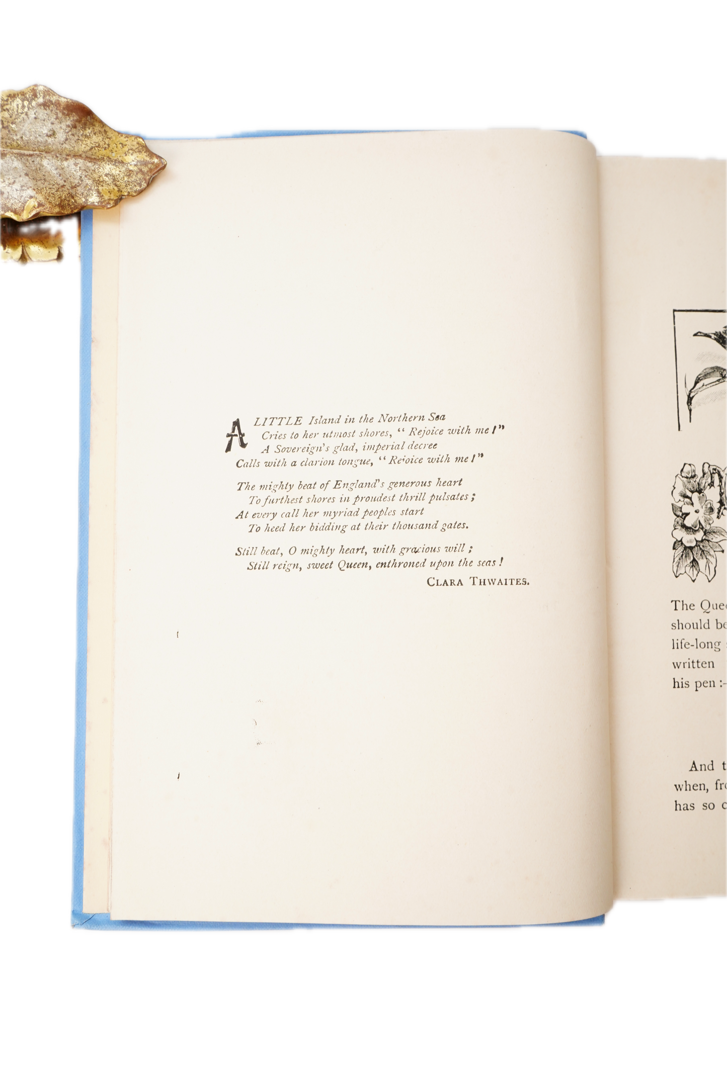 1897 Queen Victoria Jubilee Cloth Book