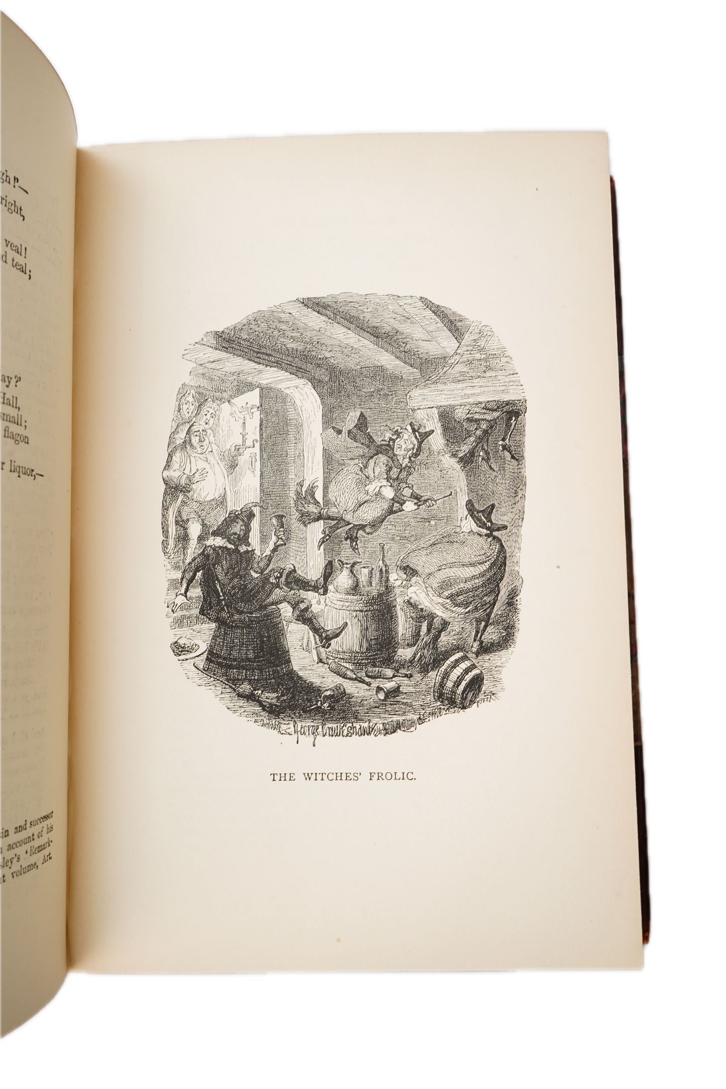 1900 Ingoldsby Legends Illustrated Half Leather Folklore Book