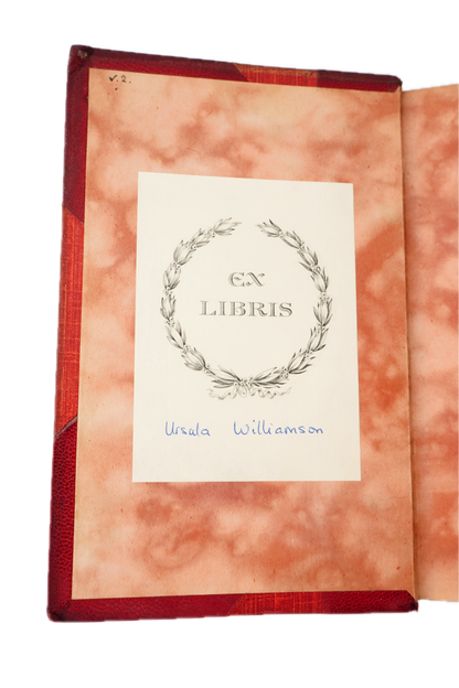 1908 Oxford Book of French Verse Fine Leather Poetry