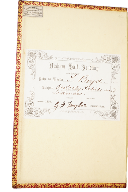 1858 George Crabbe Poetical Works Prize Binding